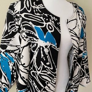 Maggie Barnes multicolored, textured blazer